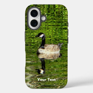 Coque Pour iPhone 16 (Canada) Oie verte