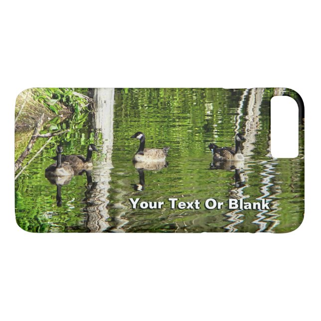 Coques Case-Mate iPhone (Canada) Oie verte (Dos (Horizontal))