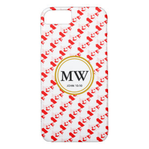 Case-Mate iPhone Case CANADA Vie abondante Écriture chrétienne Monogramm