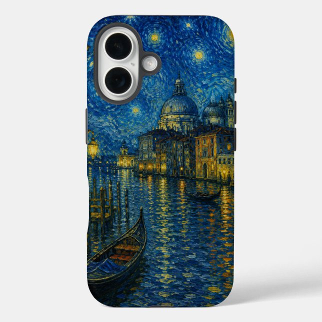 Coques Case-Mate iPhone Canal de Venise la nuit (Verso)