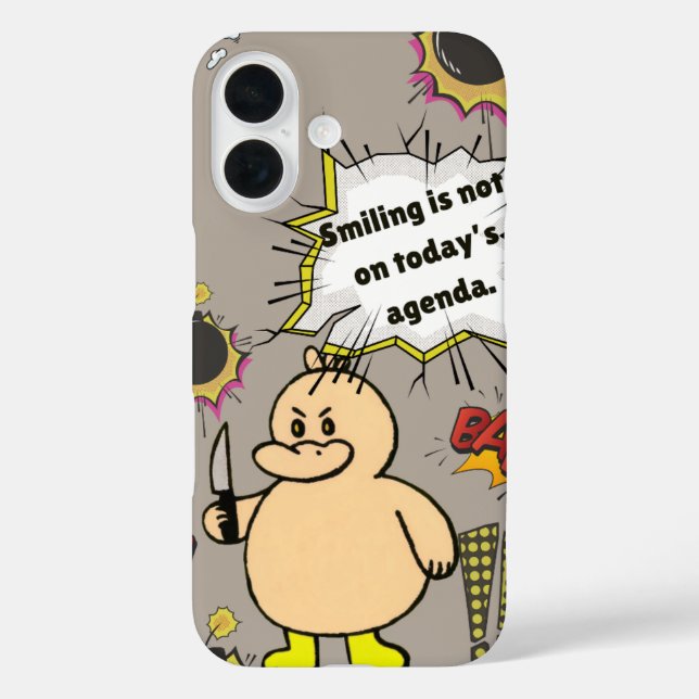 Coques Case-Mate iPhone Canard Coléreux Drôle  (Verso)
