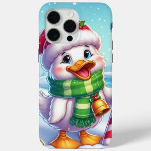 Coque Case-Mate iPhone Canard de Noël coloré mignon