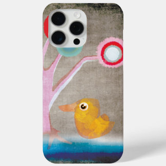 Coque Case-Mate iPhone Canard du côté droit de l'arbre rose Rupydetequila