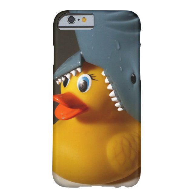 Coques Case-Mate iPhone Canard en caoutchouc de casquette de requin (Dos)