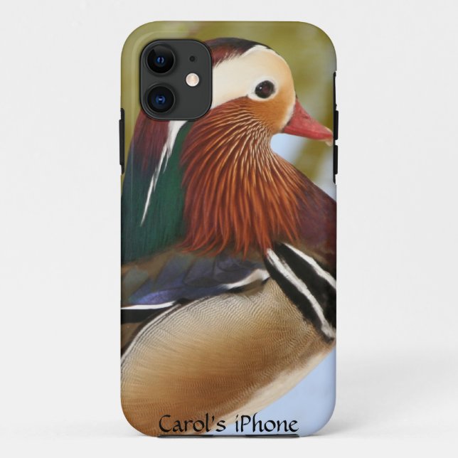 Coques Case-Mate iPhone Canard mandarin (Dos)