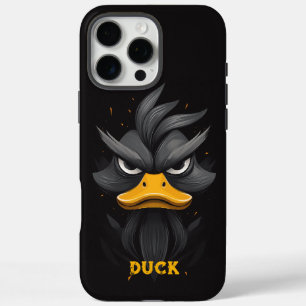 Coque iPhone 16 Pro Max Canard noir en colère