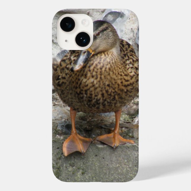Coques Case-Mate iPhone Canard sur un mur (Verso)