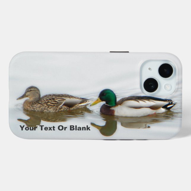 Coques Case-Mate iPhone Canards colverts (Verso (horizontal))