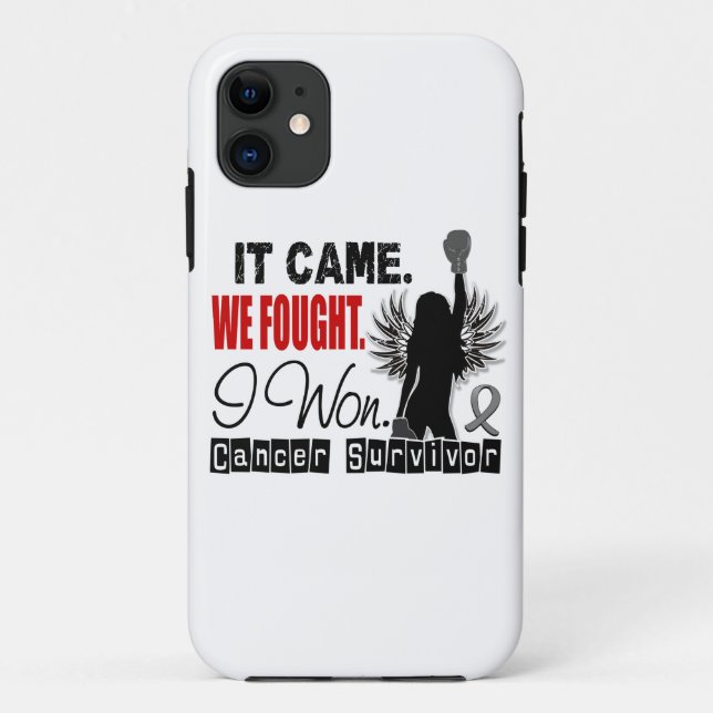 Coques Case-Mate iPhone Cancer du cerveau du survivant 22 (Dos)