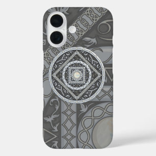 Coque Pour iPhone 16 Cancer Mandala Coque-Mate Téléphone