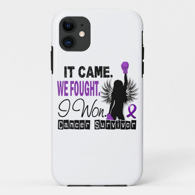 Coques Case-Mate iPhone Cancer pancréatique du survivant 22 (Dos)