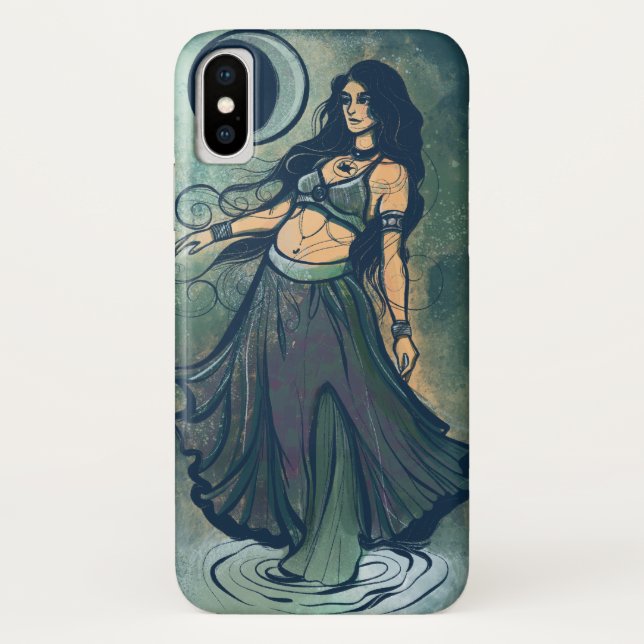Coques Case-Mate iPhone Cancer Zodiac Lune Enfant Déesse Danseur du ventre (Dos)