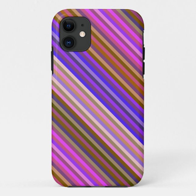 Coques Case-Mate iPhone Candy Diagonal Stripes Arrière - plan (Dos)