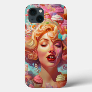 Case-Mate iPhone Case Candy Ice Cream Girl Surreal Imaginaire Art