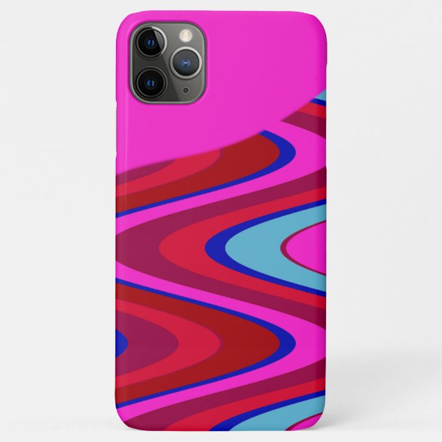Coques Case-Mate iPhone Candy Swirl Rouge Hot Rose design (Dos)