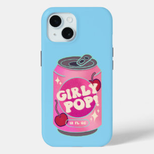 Coque Case-Mate iPhone Canette de soda cerise Girly Pop Rose rétro Y2K