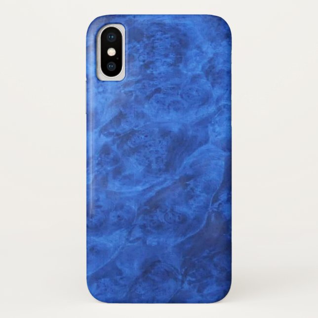 Coques Case-Mate iPhone Canines cachées en noyer bleu (Dos)