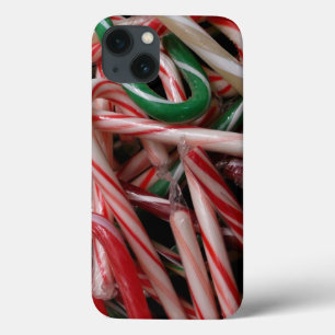 iPhone 13 Case Canneberges de Noël Blanc Vert et Rouge