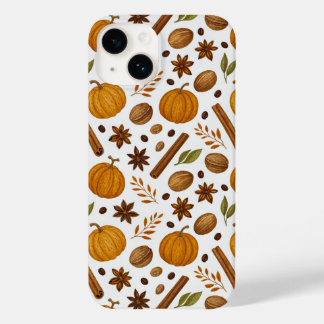 Coque Case-Mate iPhone Cannelle d'épices de récolte d'automne et Motif Ci