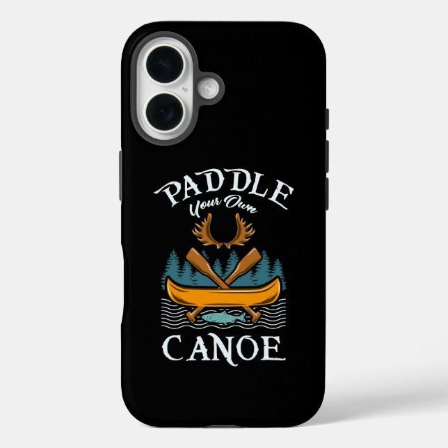 Coques Case-Mate iPhone Canoë - Pagayer votre propre canoé (Verso)