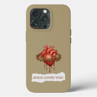 Case-Mate iPhone Case Capa com frase motivational "Jesus Ama Você"