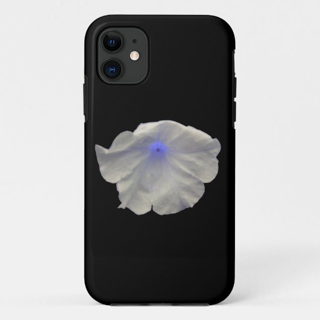 Coques Case-Mate iPhone Capa de iphone 5 azul do fulgor do petúnia (Dos)