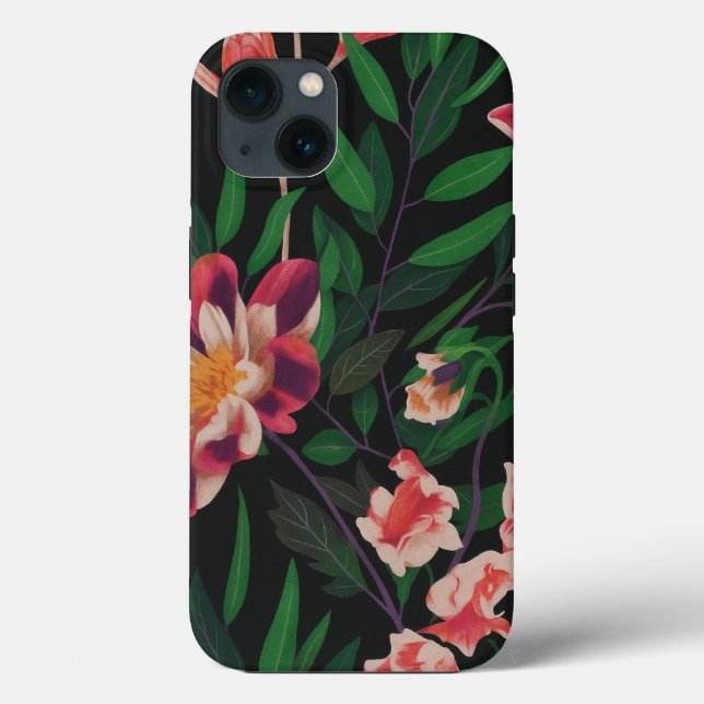 Coques Case-Mate iPhone capa para celular Floral em design  (Verso)