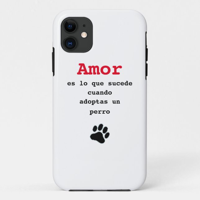 Coques Case-Mate iPhone Capa para Iphone adoptar un perro (Dos)