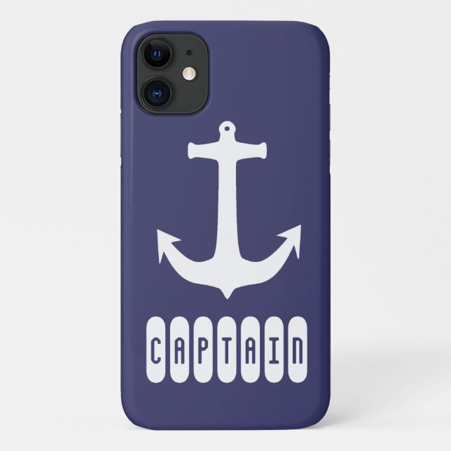 Coques Case-Mate iPhone Capitaine Ancre Sea Ocean Sailing (Dos)