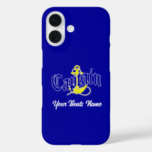 Coque Pour iPhone 16 Capitaine de bateau