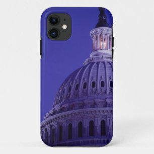 Coque Case-Mate iPhone Capitole des États-Unis au crépuscule avec lumière