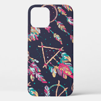 Case-Mate iPhone Case Capteurs de rêve : motif vintage sans soudure.