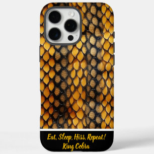 Coque iPhone 16 Pro Max Captivant les motifs de serpent dans la nature