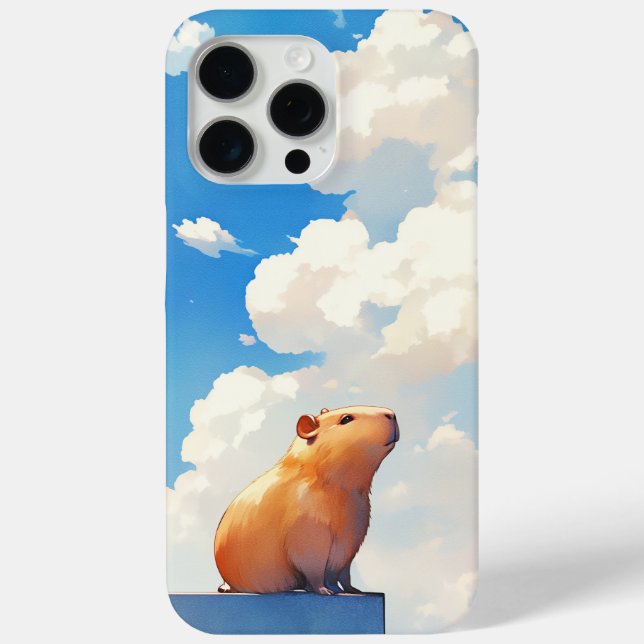 Coques Case-Mate iPhone Capybara Attentionné (Verso)