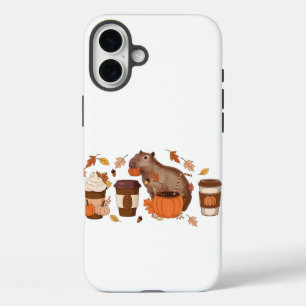 Coque Pour iPhone 16 Plus Capybara Automne