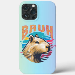 Case-Mate iPhone Case Capybara Bruh Funny Bruh Capybara Amateurs Hommes