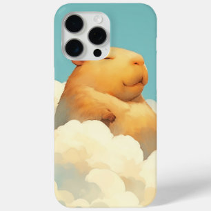 Coque Case-Mate iPhone Capybara Grassouillet Reposant sur un Nuage