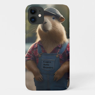 Case-Mate iPhone Case "Capybara Mechanic : Grease, engrenages et Good Vi