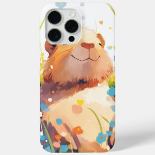Coque Case-Mate iPhone Capybara Sieste Herbeuse