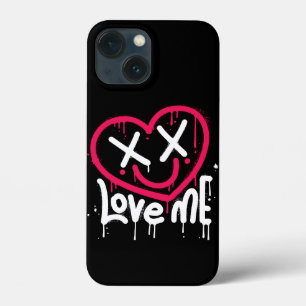 Case-Mate iPhone Case caractère de coeur avec yeux morts et sourire pulv