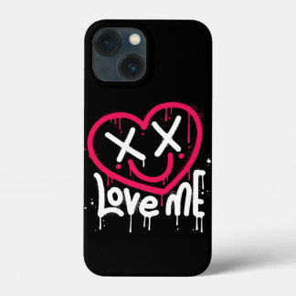 Case-Mate iPhone Case caractère de coeur avec yeux morts et sourire pulv