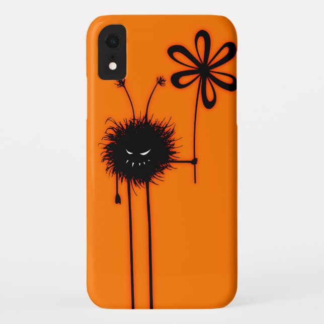 Coques Case-Mate iPhone Caractère mauvais orange Halloween d'insecte de (Dos)