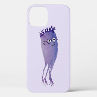 Case-Mate iPhone Case Caractère mignon Violet Nerdy