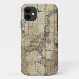 Case-Mate iPhone Case Caraïbes - ancienne carte