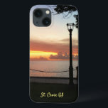 Case-Mate iPhone Case Caraïbes Coucher de soleil Océan tropical Personna<br><div class="desc">Caribbean Sunset Tropical Ocean Personnalisez le coque iphone profiter de la beauté d'une soirée illuminée Sunset chaque jour de l'île des Caraïbes. photo copyright Denise Bennerson,  photographe</div>
