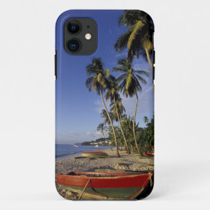 Coque iPhone 11 CARAÏBES, Grenade, St. George, Bateaux sur palmier