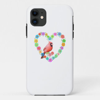 Case-Mate iPhone Case Cardinal au coeur des fleurs