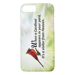 Coque iPhone 7 Cardinal dans votre cour