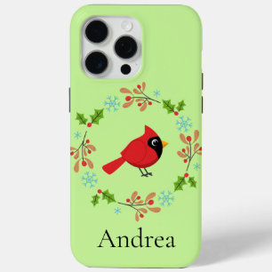 Coque Case-Mate iPhone Cardinal Rouge Cardinal Cardinal aux Fleurs