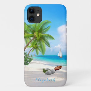 Case-Mate iPhone Case Caribbean Beach Illustration Nom Modèle